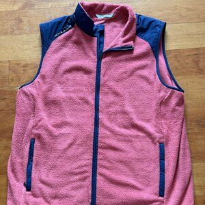 Peter Millar Crown Sport Gold Vest – Salmon Color
